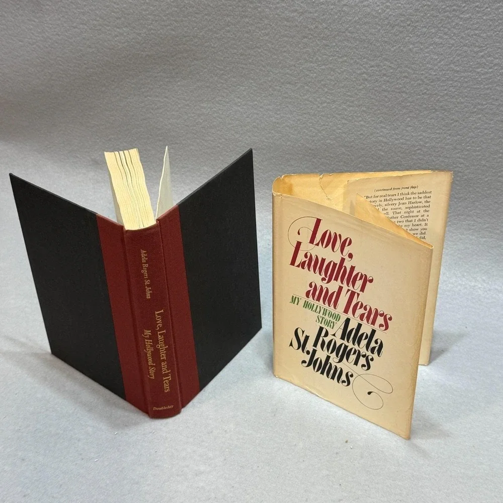 Vintage 1978 Love Laughter and Tears Adela Rogers St Johns 1st Edition HC DJ